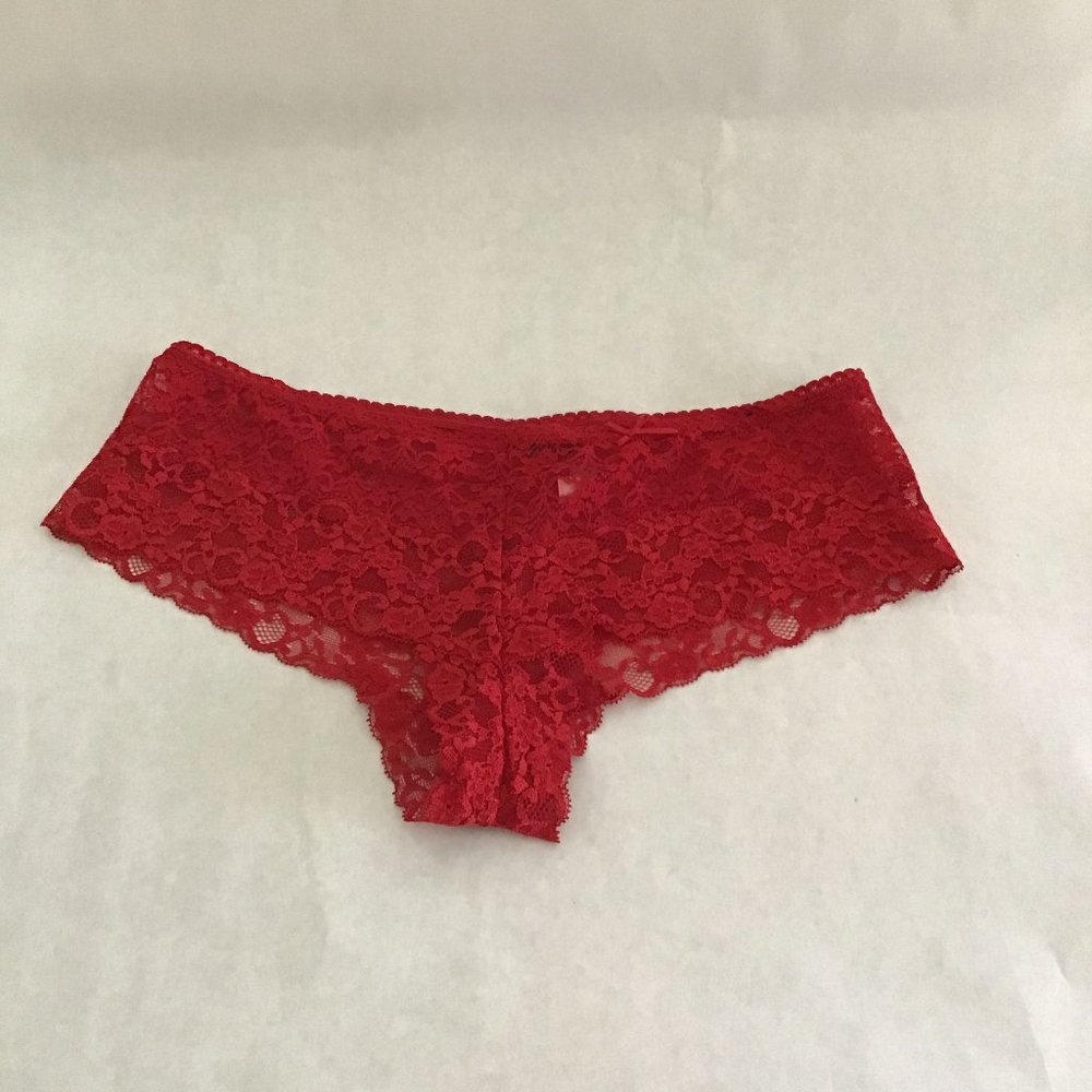 Ambrielle sexy red lace panties size L/7